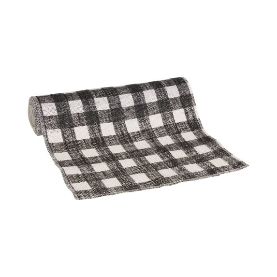 Love, Laugh, Craft Jute Burlap Table Runner Roll, Ribbons, 12"W x 3-Yards, Multi-Color