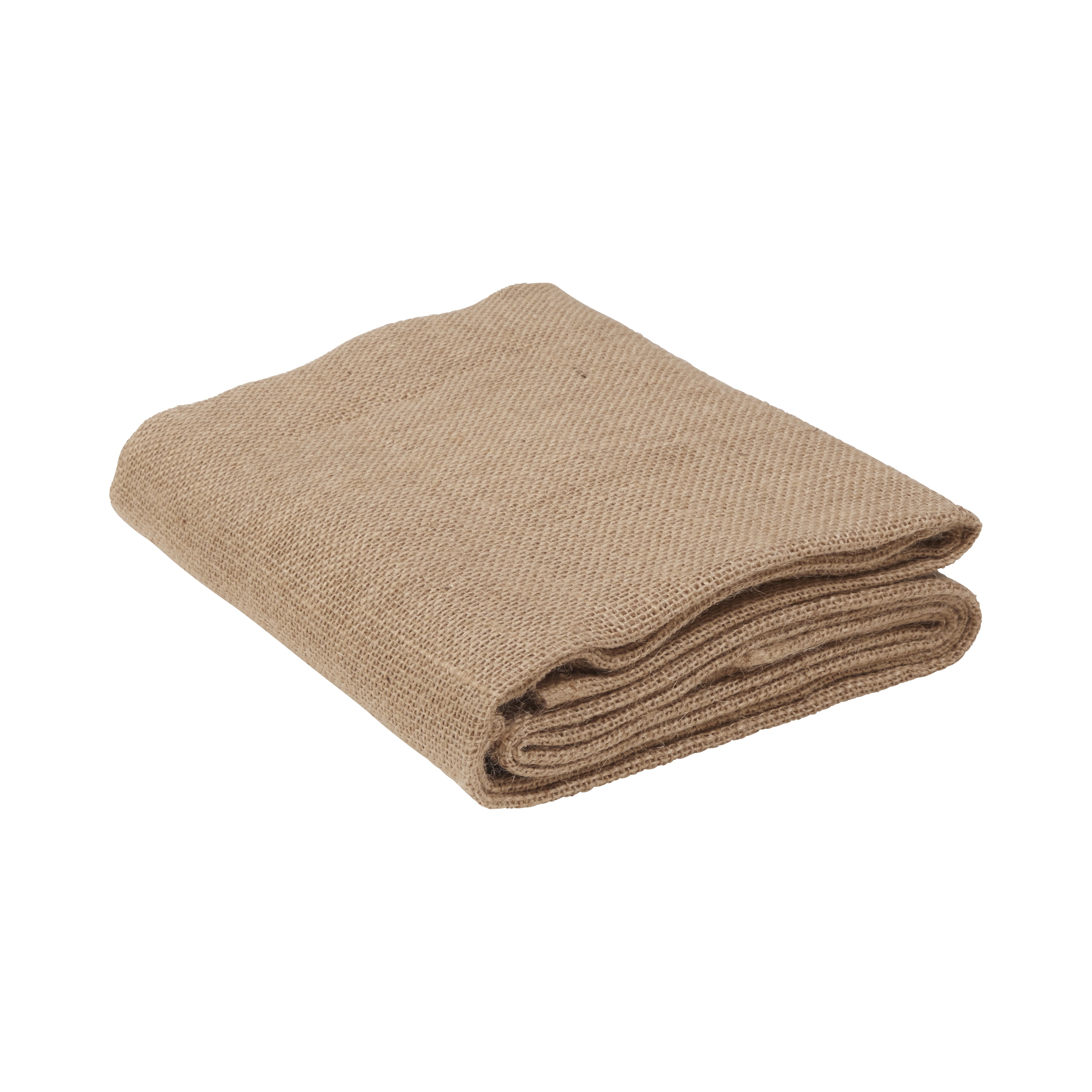 Love, Laugh, Craft Natural Burlap Precut Fabric, 46"W x 2-Yards, Brown