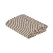 Love, Laugh, Craft Jute Burlap Precut Fabric, 46"W x 2-Yards, White Screenprint Stripe