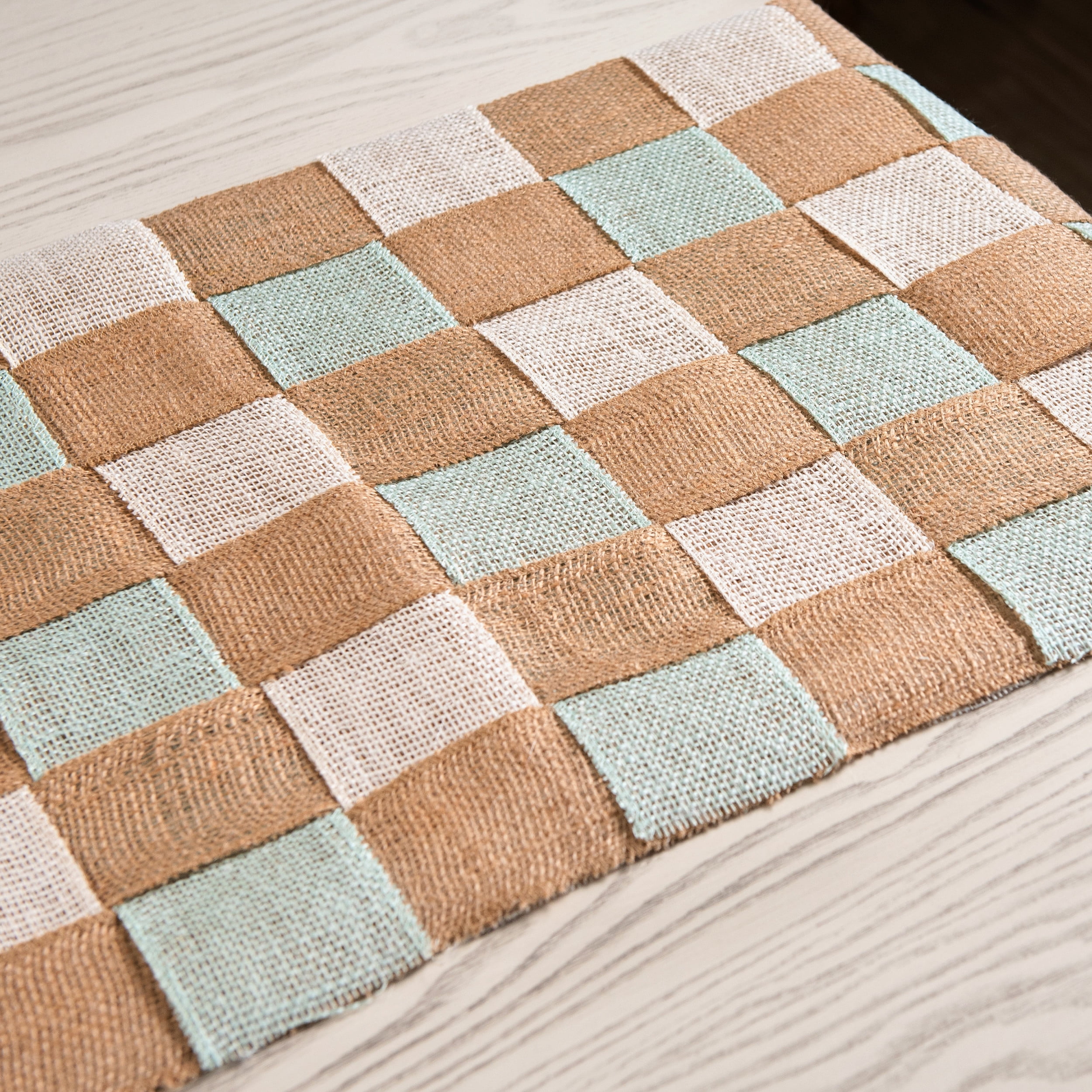 Love, Laugh, Craft Spring Burlap Table Runner Project Kit, Precut, Adult, Multi-Color