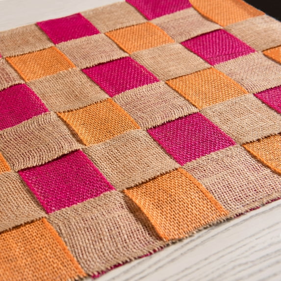 Love, Laugh, Craft Spring Burlap Table Runner Project Kit, Precut, Adult, Multi-Color