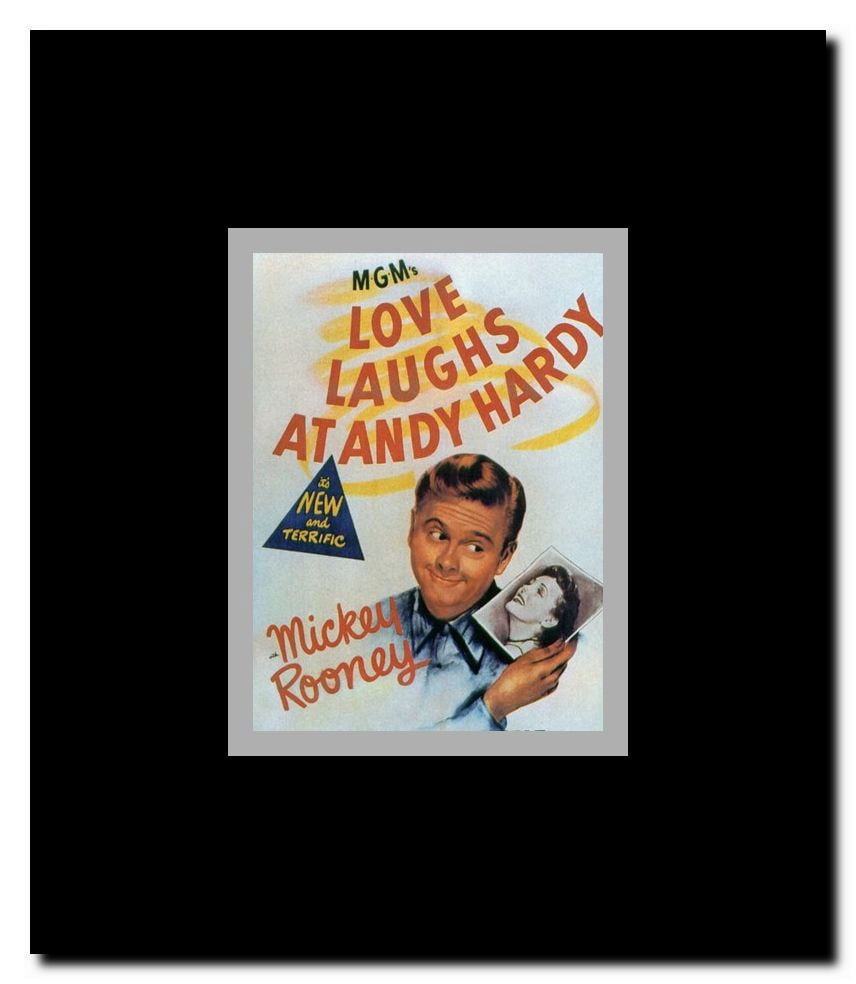 Love Laughs At Andy Hardy Framed Movie Poster