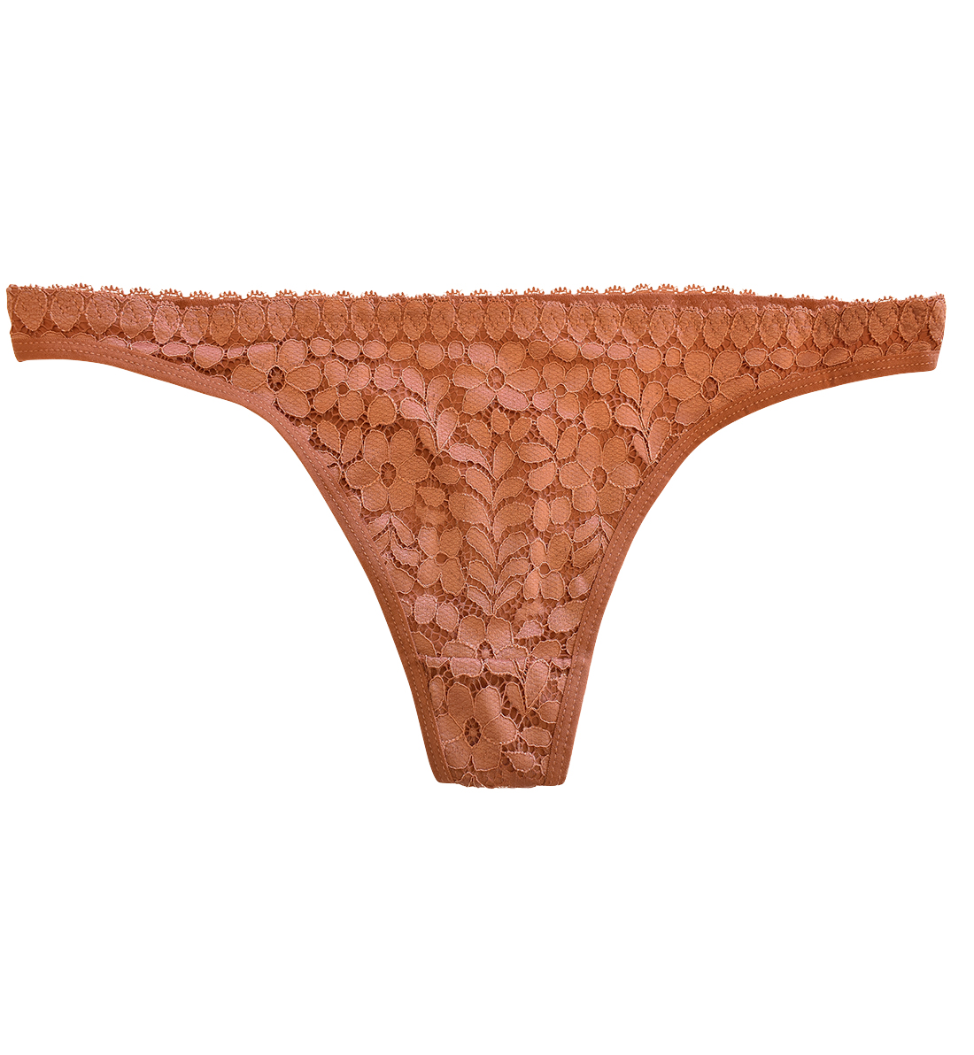 Love, Libby Ellie Floral Lace Thong (3927),XL,Chutney
