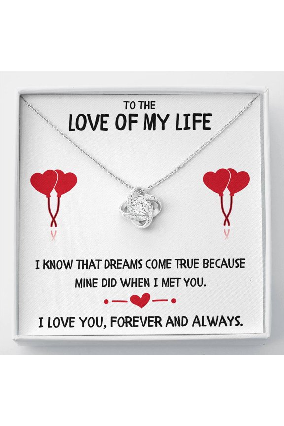 To The Love Of My Life 2 Necklace, Valentine Couple Gift, Anniversary Birthday Pendant Gift, Gift For Him, Gift For Her, Happy Father Day Mother Day Gift