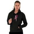 thumbnail image 1 of Love Life Hope Breast Cancer Aware Women Plus Size Graphic Pullover Hoodie Brisco Brands 2X, 1 of 4