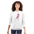 thumbnail image 1 of Love Life Hope Breast Cancer Aware Women Plus Size Crewneck Sweatshirt Brisco Brands 3X, 1 of 5