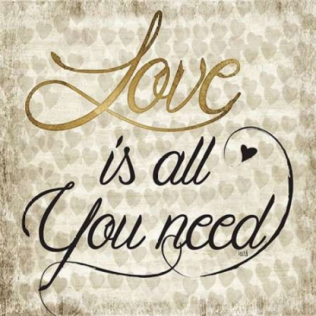 Love Life I Canvas Art - Hartworks (24 x 24)