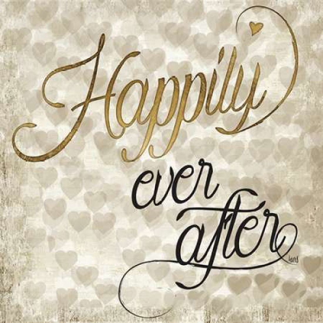 Love Life IV Canvas Art - Hartworks (24 x 24)