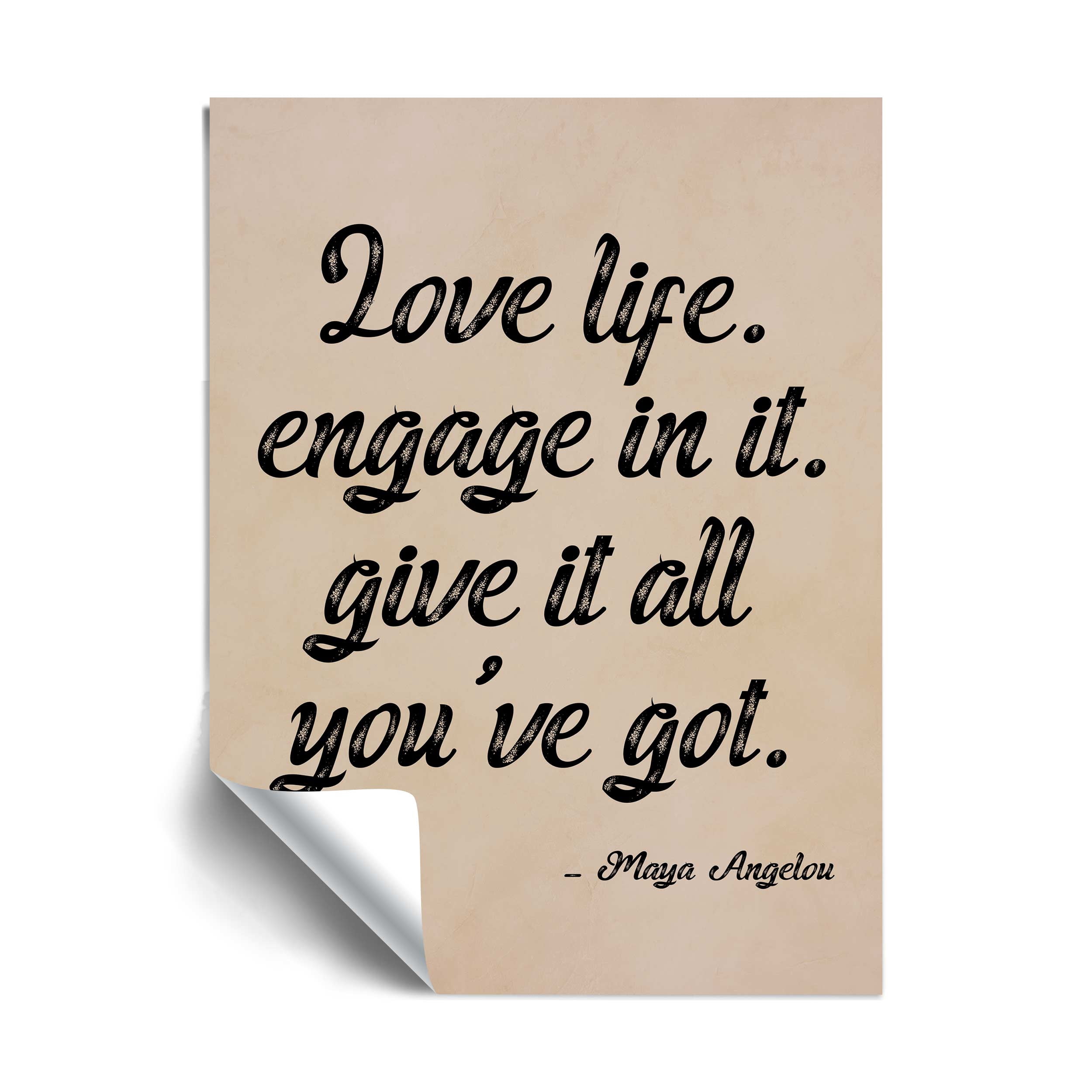 Love Life Removable Wall Art Mural
