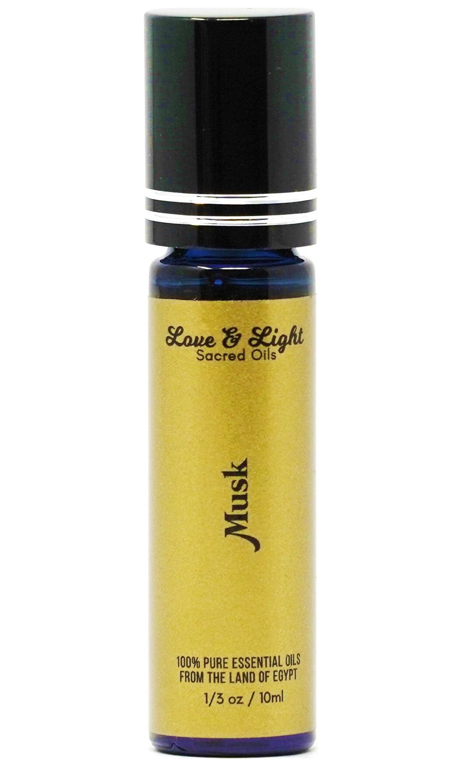 Love & Light Essential Egyptian Musk Oil 100% pure 10 ml roller bottle  applicator
