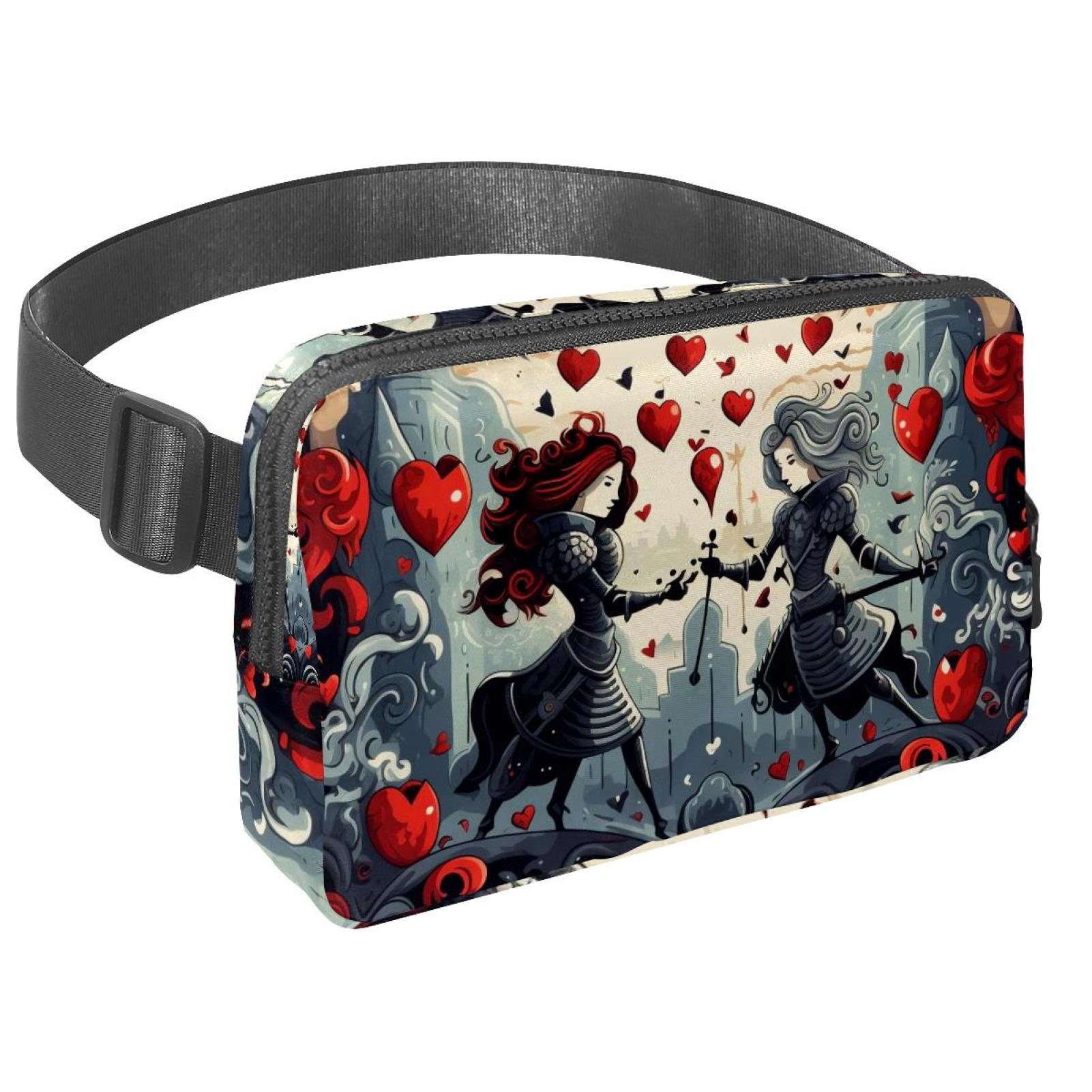 Love Lightweight Adjustable Running Belt Bag Fanny Pack Waist Pack with Extension Strap Unisex