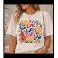 Love Like Dolly Floral Guitar Yellow Roses Country Music T-Shirt ...