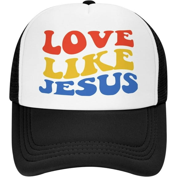 Love Like Jesus Hat Mesh Baseball Caps Women Men Trucker Hat