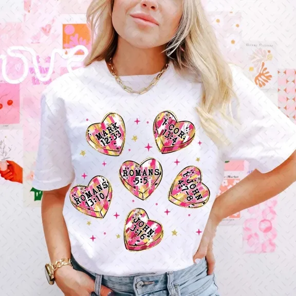 Love Like Jesus Valentine Shirt – Christian Faith Heart Tee, Vintage T-Shirt - All Sizes S-5Xl, Gategoo