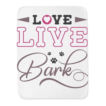 Love Live And Bark Blanket -Image by Shutterstock,
