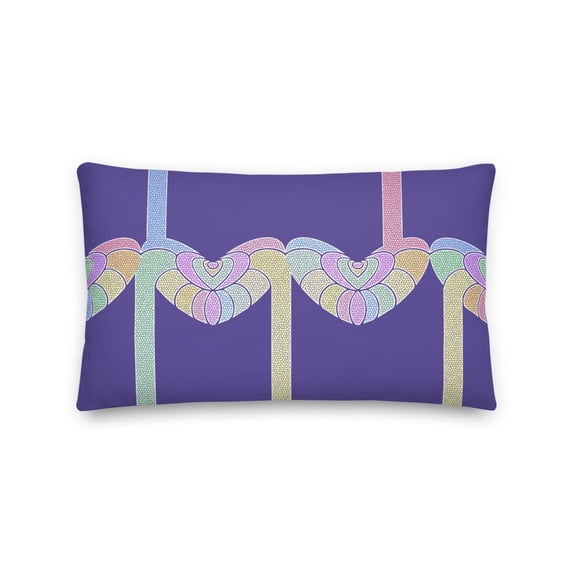 Trees of Aisha Decorative Hand-Drawn Premium Pillow | 20 x 12 | Love Lives Here Collection | **THIS IS A PRINT-ON-DEMAND PRODUCT**