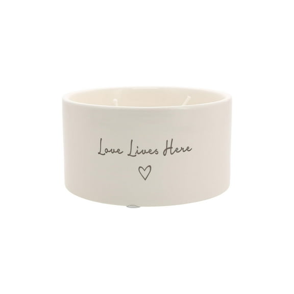 Love Lives Here - Double Wick 10 oz 100% Soy Wax Candle Scent: Tranquility