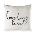 thumbnail image 1 of Love Lives Here Pillow Cover, 1 of 4