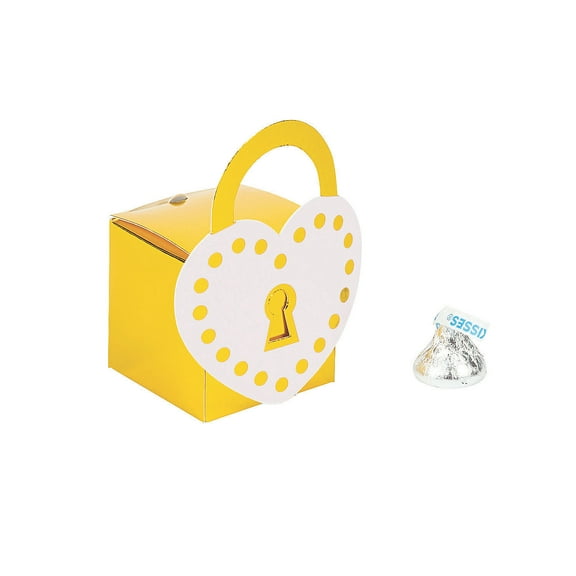 Love Lock Favor Boxes, Party Supplies, Wedding, 24 Pieces