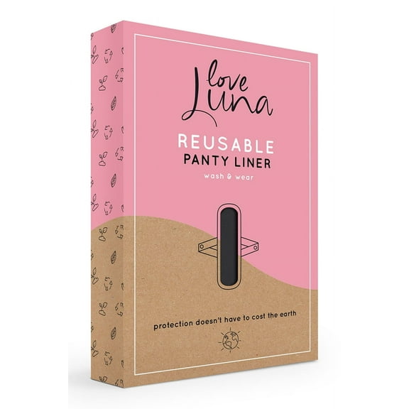 Love Luna Women's Love Luna Reusable Cotton Snap-On Panty Liner - Womens - Female