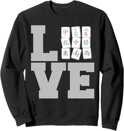 Sequin Mahjong Stripe Sweatshirt main image 0