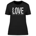 thumbnail image 1 of Love Make You Fall Apart T-Shirt Women -Image by Shutterstock, Female Small, 1 of 2