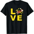 thumbnail image 1 of Love Maryland State Flag Crab Banner Baltimore Hon T-Shirt, 1 of 4