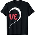 thumbnail image 1 of Love Matching Couple Valentines Day Cute Heart Men Women T-Shirt Casual Short Sleeve Shirt, 1 of 4