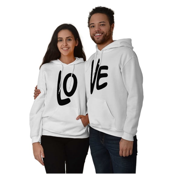 Love Matching Set Engagement Photos Hoodie Sweatshirt Women Men Brisco Brands L