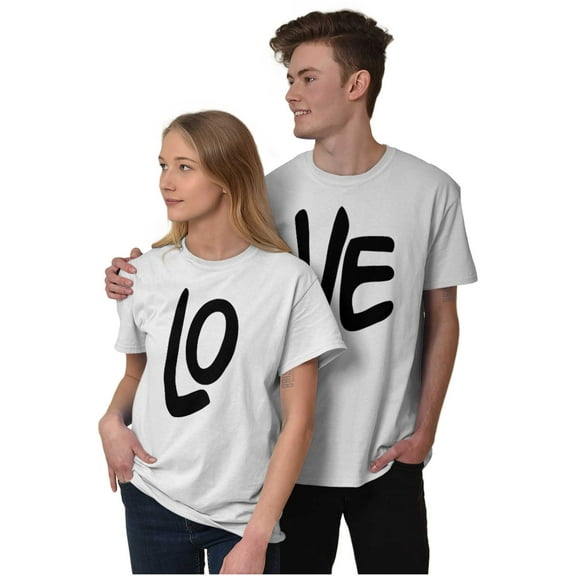 Love Matching Set Engagement Photos Men's Graphic T Shirt Tees Brisco Brands S