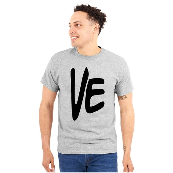 Love Matching Set Engagement Photos Plus Size Crewneck Graphic Tee Shirt Brisco Brands 5X