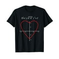 thumbnail image 1 of Love Math Funny Heart X Axis Y Axis Graph Equation Lover T-Shirt, 1 of 5