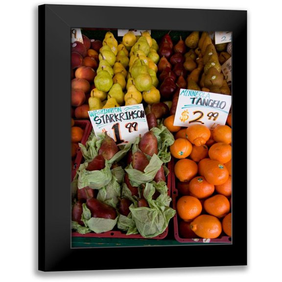 Love, Maureen 11x14 Black Modern Framed Museum Art Print Titled - Fruit Stand II