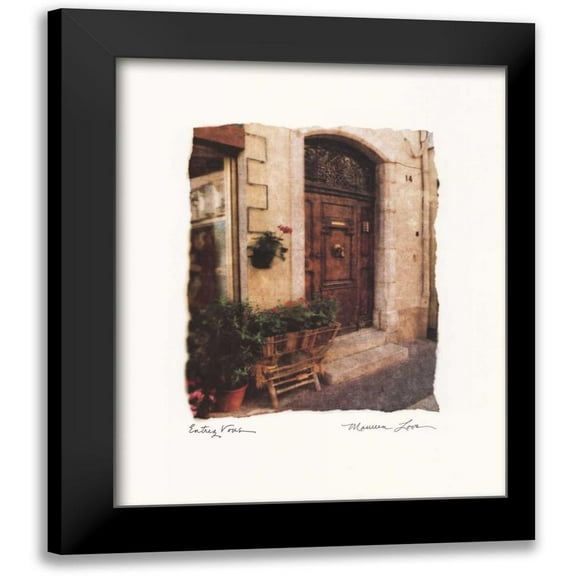 Love, Maureen 12x14 Black Modern Framed Museum Art Print Titled - Entrez Vous