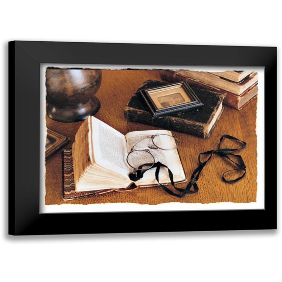 Love, Maureen 14x11 Black Modern Framed Museum Art Print Titled - Pages of the Past
