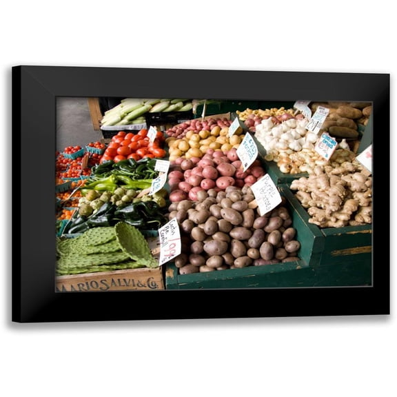 Love, Maureen 14x11 Black Modern Framed Museum Art Print Titled - Produce Stand II