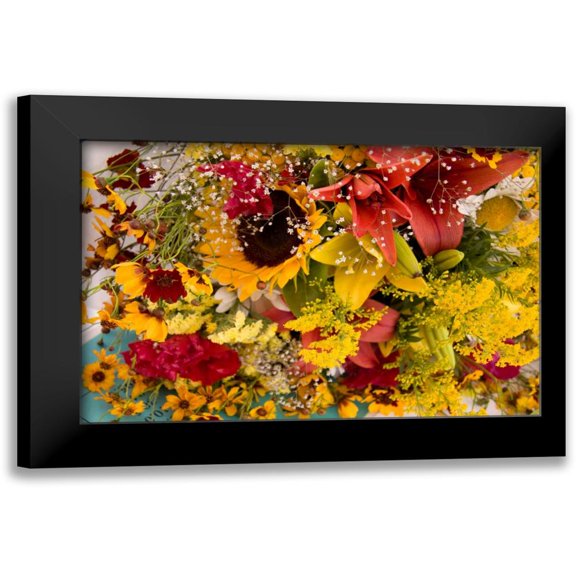 Love, Maureen 14x11 Black Modern Framed Museum Art Print Titled - Summer Bouquet II