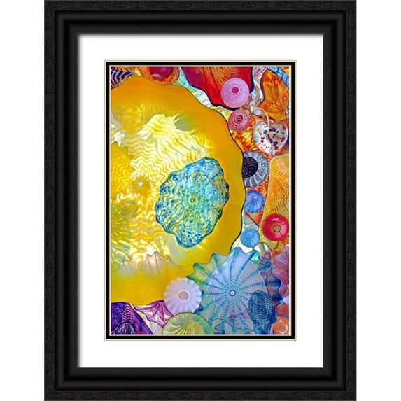 Love, Maureen 17x24 Black Ornate Wood Framed with Double Matting Museum Art Print Titled - Warmth of the Sun