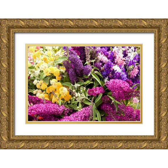 Love, Maureen 32x23 Gold Ornate Wood Framed with Double Matting Museum Art Print Titled - English Summer I