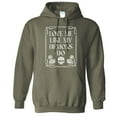 thumbnail image 1 of Love Me Like My Demons Do Hoodie Sweatshirt Unisex 2X-Large Military Green, 1 of 5