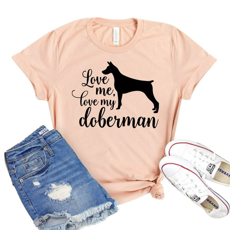 Doberman Mom Dog Tshirt Tee Shirt T-Shirt