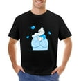thumbnail image 1 of Love Men’s T-Shirt 100% Cotton Casual Short Sleeve Tops Gift Tee Black S, 1 of 2