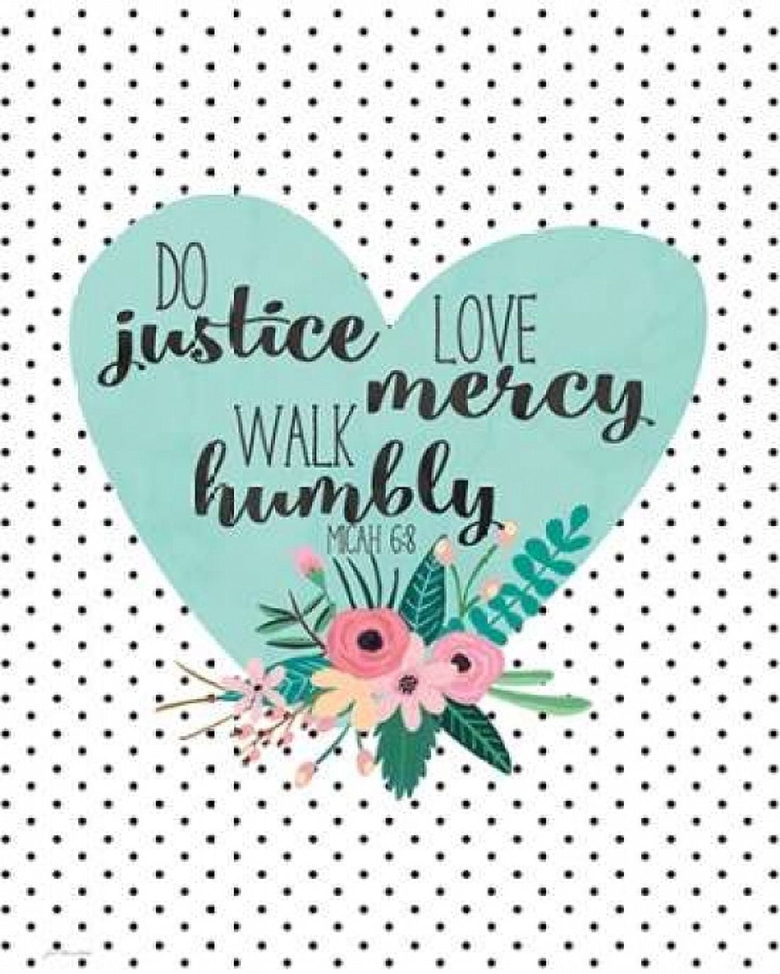 Love Mercy Canvas Art - Jo Moulton (24 x 30)