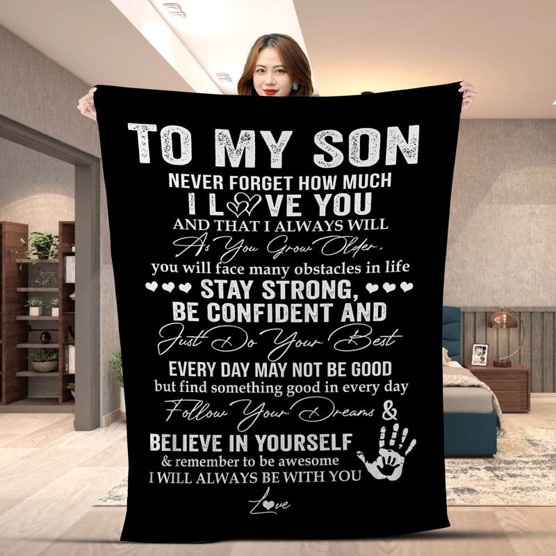 Personalized Kayak Blanket - Best Gift for Son From Mom/Dad - Life is better at the lake