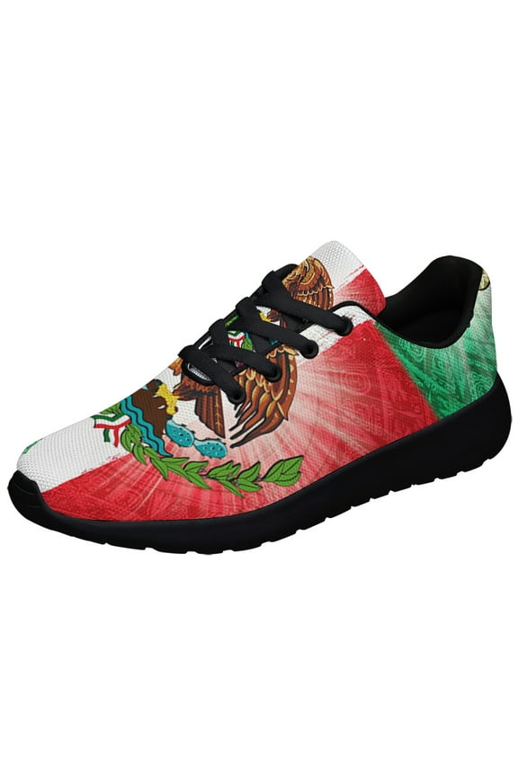 Love Mexico Shoes Sneakers for Women Men Black Size 8.5