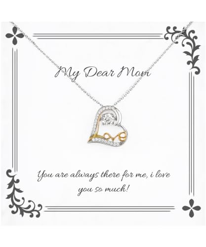 Love Mom Gifts, You are always there,!, Cool Birthday Love Dancing Necklace Gifts Idea For Mother, Mom Gifts From Son Daughter, Gift ideas for mom, Mothers Day gift ideas, Gifts for mom, Unique gifts