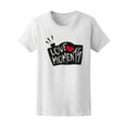 thumbnail image 1 of Love Moments Camera Silhouette T-Shirt Women -Image by Shutterstock, Female Medium, 1 of 2