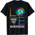 thumbnail image 1 of Love Montessori Teacher Montessori Education Back To School Adult T-shirt, 1 of 8