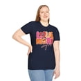 thumbnail image 1 of Love More Worry Less, Gildan Unisex Softstyle T-Shirt, Graphic Tee, S-3XL, 1 of 5