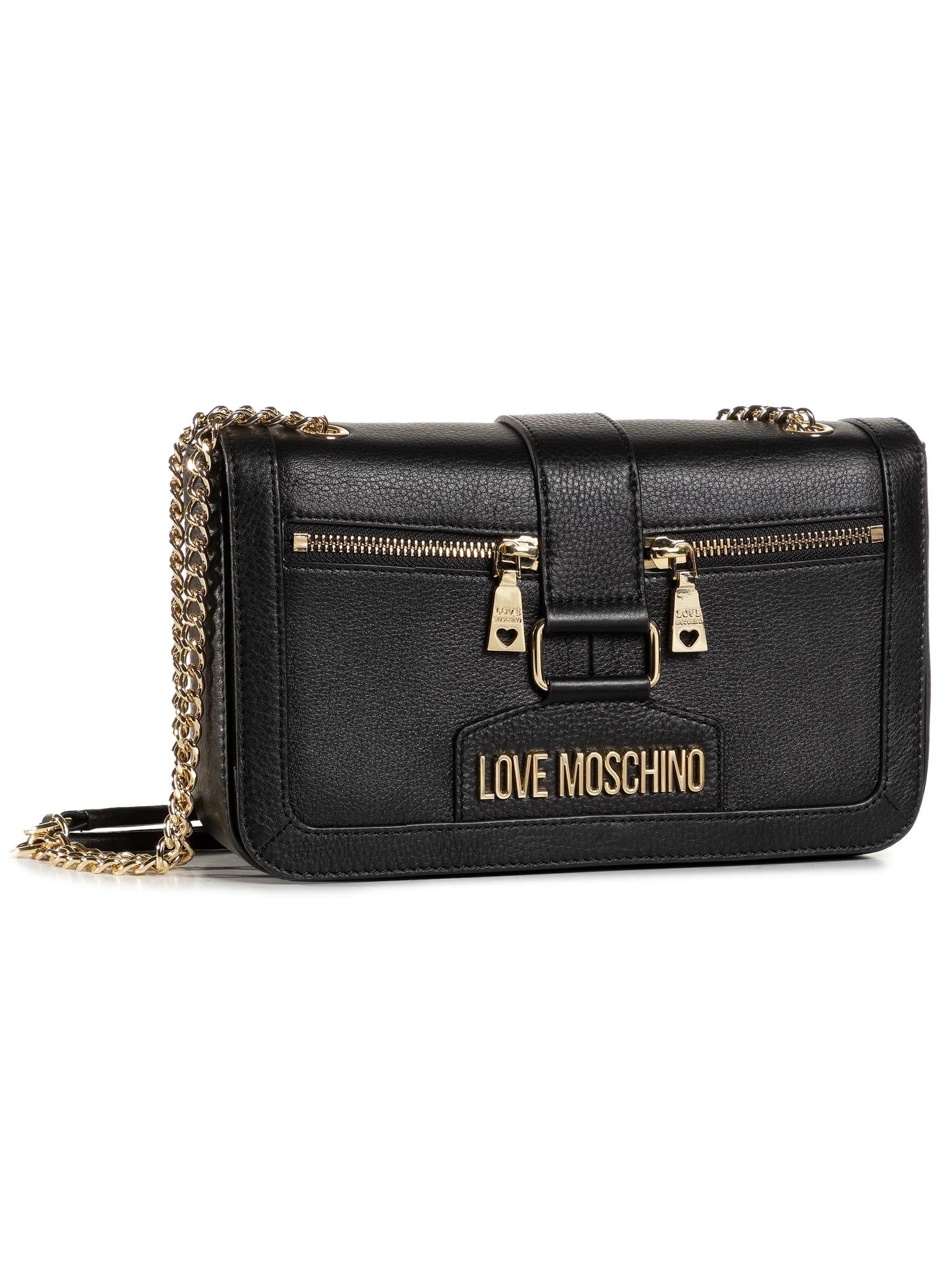 Love Moschino Black Crossbody Bag with Chain Strap Djibouti Ubuy